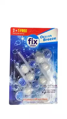 Гигиенический блок для унитаза Fix clean, морская свежесть